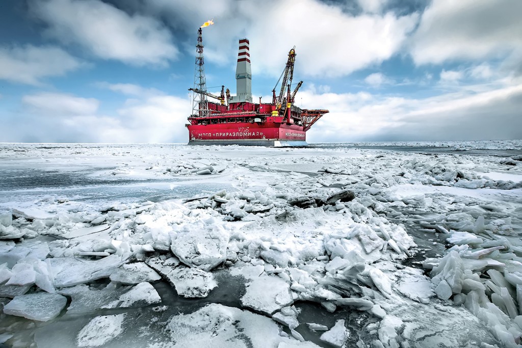The Prirazlomnaya offshore ice-resistant oil-producing platform